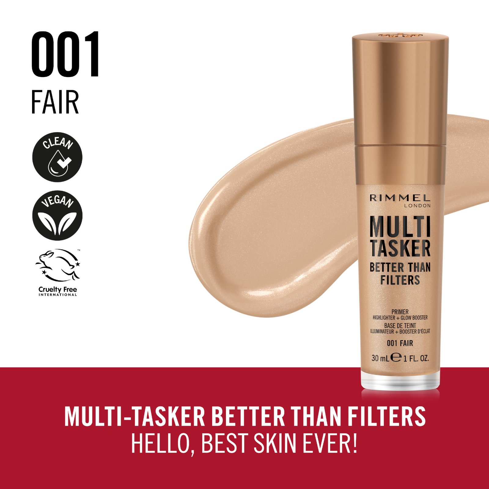 Rimmel Multi Tasker Better Than Filters 3 in 1 Primer 008 Rich - Image 3