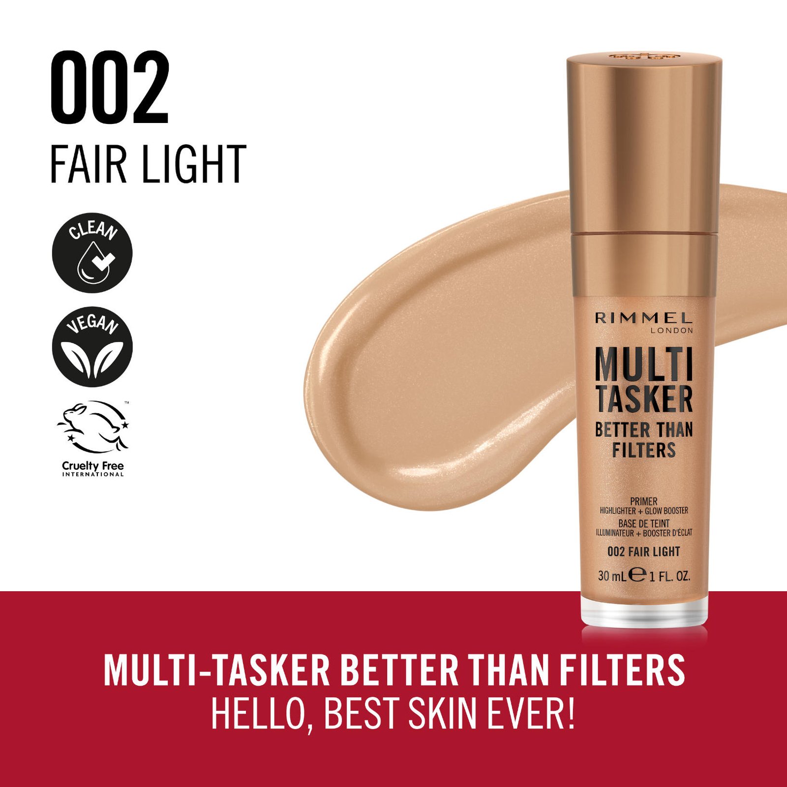 Rimmel Multi Tasker Better Than Filters 3 in 1 Primer 008 Rich - Image 5